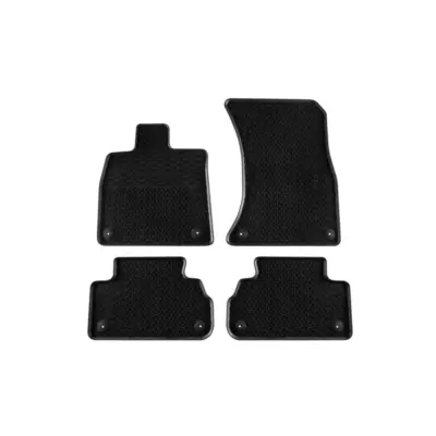 Tappetini Gomma Specifici Set 4 Pezzi Nero per Audi Q5 dal 2017