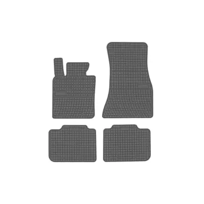 Tappetini Gomma Specifici Set 4 Pezzi Nero per BMW Serie 6 G32 GT dal 2017