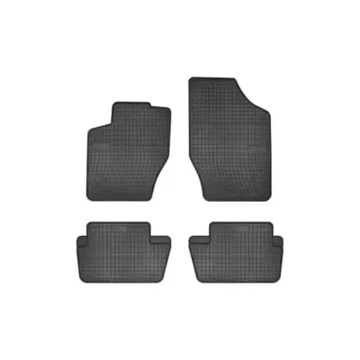 Tappetini Gomma Specifici Set 4 Pezzi Nero per Citroën C4 2004-2010
