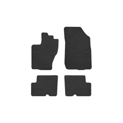 Tappetini Gomma Specifici Set 4 Pezzi Nero per Dacia Duster 2014-2018