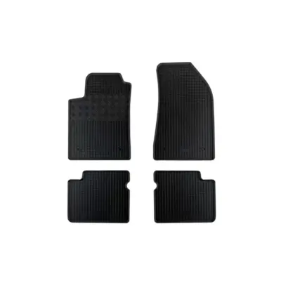 Tappetini Gomma Specifici Set 4 Pezzi Nero per Fiat Bravo dal 2007