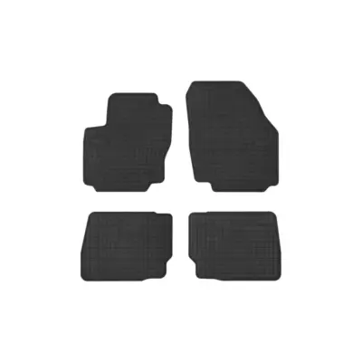 Tappetini Gomma Specifici Set 4 Pezzi Nero per Ford Mondeo 2007-2014