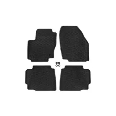 Tappetini Gomma Specifici Set 4 Pezzi Nero per Ford Mondeo 2007-2014