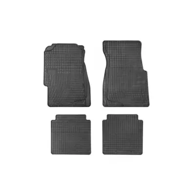Tappetini Gomma Specifici Set 4 Pezzi Nero per Honda Civic Berlina 1995-2001