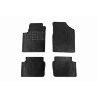 Tappetini Gomma Specifici Set 4 Pezzi Nero per Hyundai I10 dal 2008