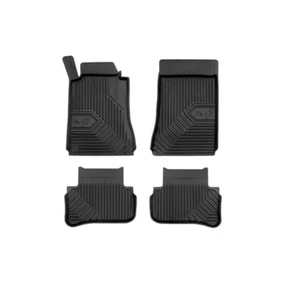 Tappetini Gomma Specifici Set 4 Pezzi Nero per Mercedes Classe C W203 2000-2007