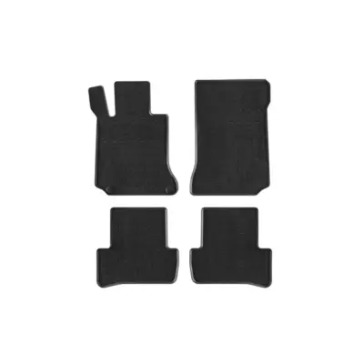 Tappetini Gomma Specifici Set 4 Pezzi Nero per Mercedes Classe C W204 2007-2014