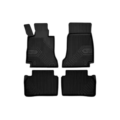 Tappetini Gomma Specifici Set 4 Pezzi Nero per Mercedes Classe E W213 dal 2016