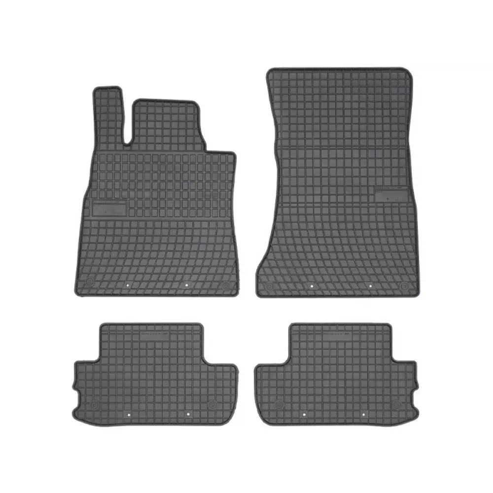 Tappetini Gomma Specifici Set 4 Pezzi Nero per Mercedes Classe S C217 dal 2013