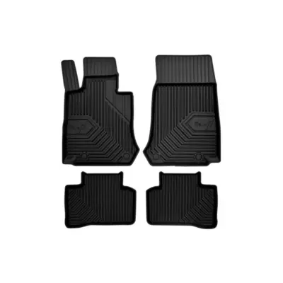 Tappetini Gomma Specifici Set 4 Pezzi Nero per Mercedes GLC X253 dal 2015
