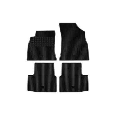 Tappetini Gomma Specifici Set 4 Pezzi Nero per Opel Astra K 2015-2022