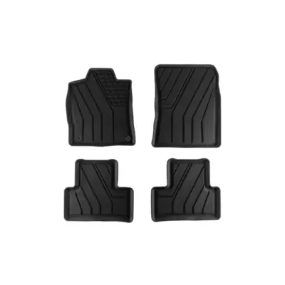 Tappetini Gomma Specifici Set 4 Pezzi Nero per Opel Astra L dal 2022