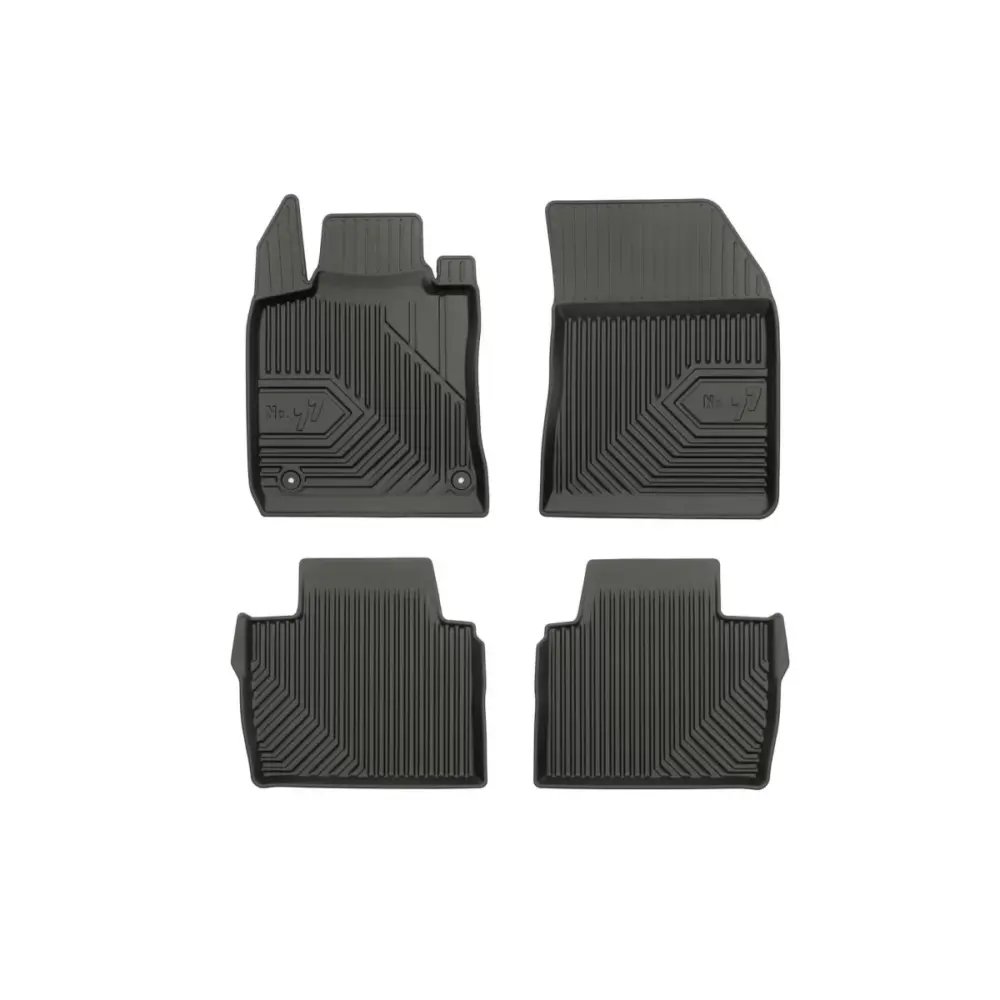 Tappetini Gomma Specifici Set 4 Pezzi Nero per Peugeot 508 dal 2018