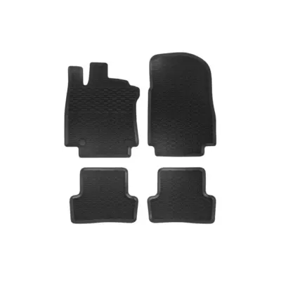 Tappetini Gomma Specifici Set 4 Pezzi Nero per Renault Clio 2012-2019