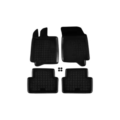 Tappetini Gomma Specifici Set 4 Pezzi Nero per Renault Laguna 2001-2007