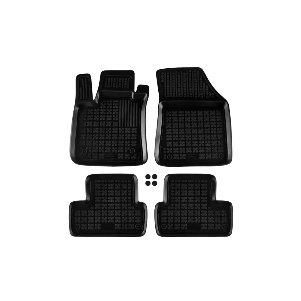 Tappetini Gomma Specifici Set 4 Pezzi Nero per Renault Megane 2015-2022