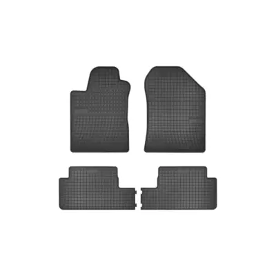 Tappetini Gomma Specifici Set 4 Pezzi Nero per Toyota Corolla Verso 2004-2009