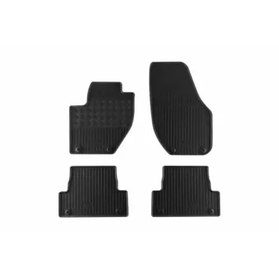 Tappetini Gomma Specifici Set 4 Pezzi Nero per Volvo V40 dal 2012