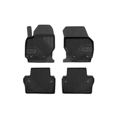 Tappetini Gomma Specifici Set 4 Pezzi Nero per Volvo V70 2007-2016 XC70
