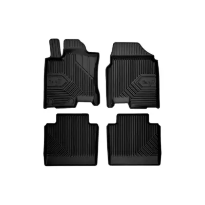 Tappetini Gomma Specifici Set 4 Pezzi Nissan Qashqai +2 2006-2013 Nero