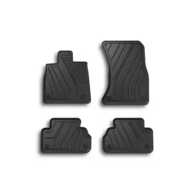 Tappetini Gomma Specifici Set 4 Pezzi per Audi Q5 dal 2017 Nero