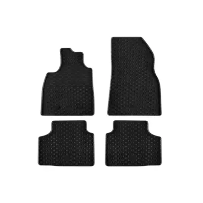 Tappetini Gomma Specifici Set 4 Pezzi per Dacia Duster Lpg dal 2024 Nero
