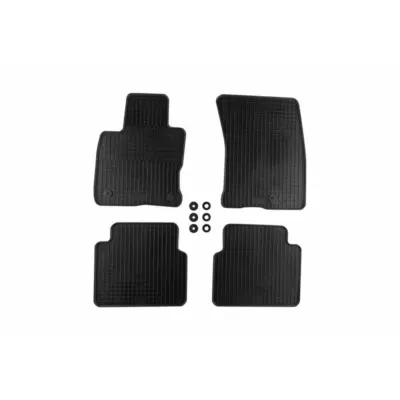 Tappetini Gomma Specifici Set 4 Pezzi per Ford Kuga dal 2020 Nero