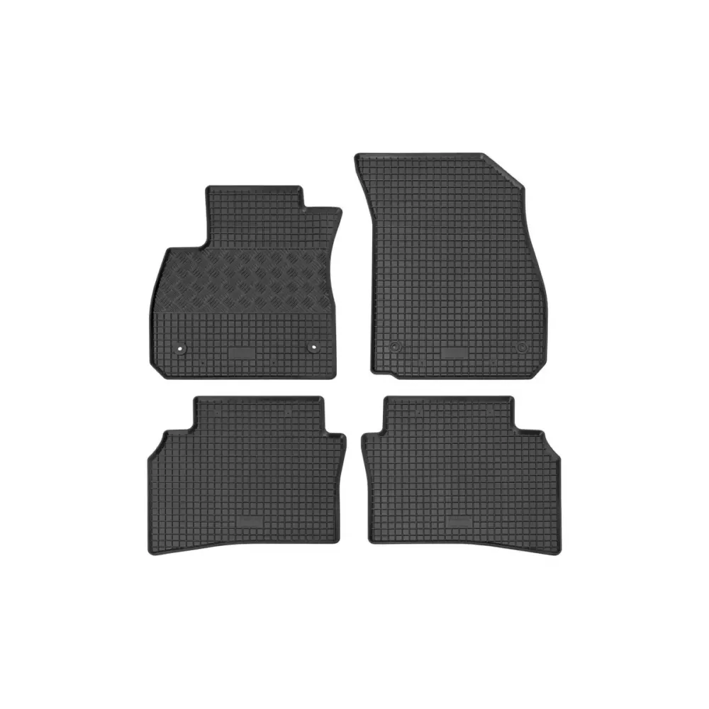 Tappetini Gomma Specifici Set 4 Pezzi per Opel Insignia dal 2017 Nero