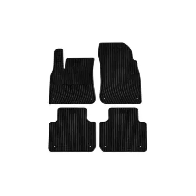 Tappetini Gomma Specifici Set 4 Pezzi per Porsche Cayenne dal 2017 Nero