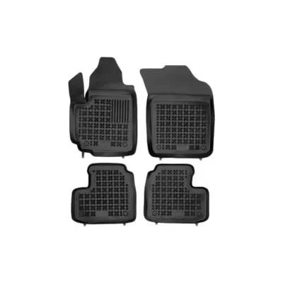 Tappetini Gomma Specifici Set 4 Pezzi per Suzuki Swift 2005-2008 Nero