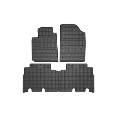 Tappetini Gomma Specifici Set 4 Pezzi per Toyota Yaris Verso 1999-2005 Nero