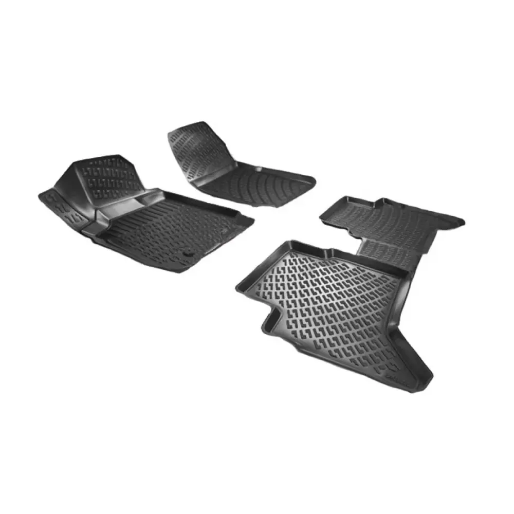 Tappetini Gomma Tpe 3D 4 Pezzi per Ford Ranger 2012 Rizline Neri