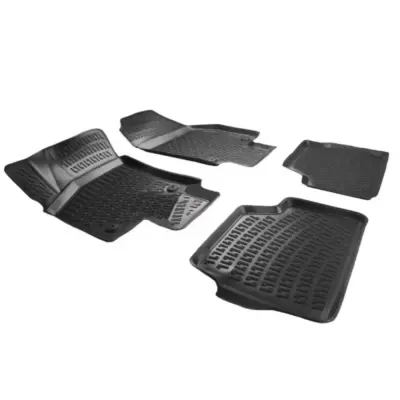 Tappetini Gomma Tpe 3D 4 Pezzi per Opel Astra H 2004-2009 Nero