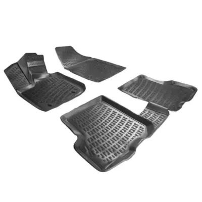 Tappetini Gomma Tpe 3D Anteriori e Posteriori 4 Pezzi per Dacia Sandero 2 2012