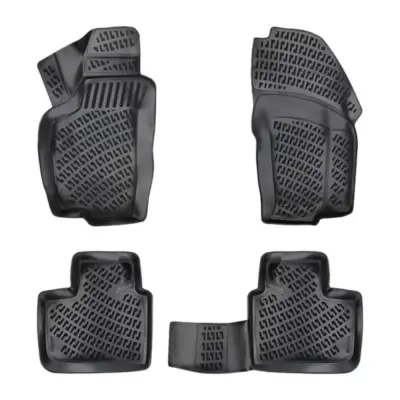Tappetini Gomma Tpe 3D Set 4 Pezzi per Alfa Romeo 156 1997-2007