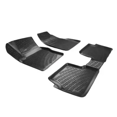 Tappetini Gomma Tpe 3D Set 4 Pezzi per Ford Focus Ii 2005-2010
