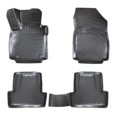 Tappetini Gomma Tpe 3D Set 4 Pezzi per Renault Clio 4 2012-2019