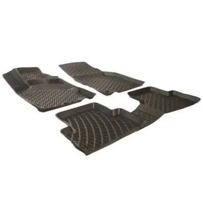 Tappetini Gomma Tpe 3D Set 4 Pezzi per Seat Toledo 2013- Rizline Neri