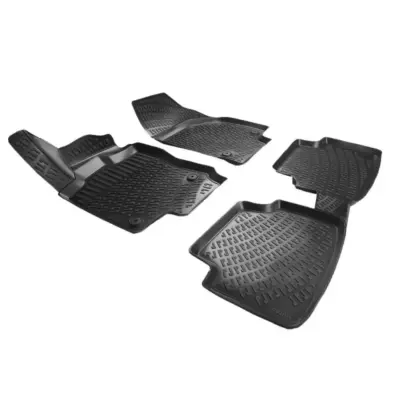 Tappetini Gomma Tpe 3D Set 4 Pezzi per Volkswagen Tiguan 2015