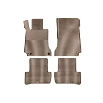 Tappetini in Gomma Beige 4 Pezzi per Mercedes Classe C W204 2007-2014