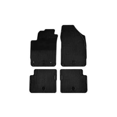 Tappetini in Gomma Set 4 Pezzi Neri per Alfa Romeo Giulietta dal 2010