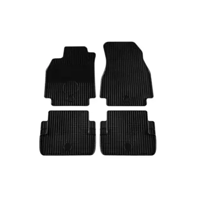Tappetini in Gomma Set 4 Pezzi Neri per Renault Megane 2002-2008