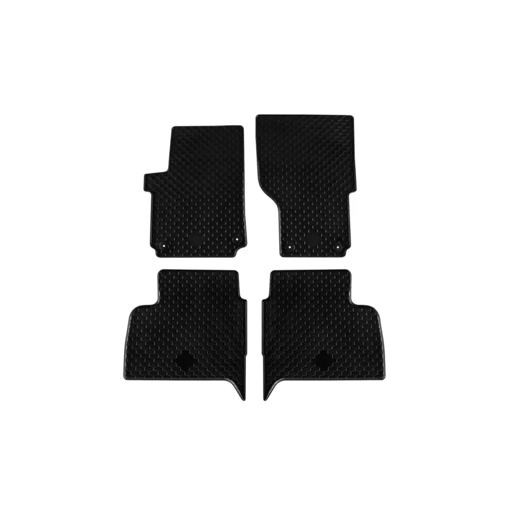 Tappetini in Gomma Set 4 Pezzi Neri per Volkswagen Amarok 2010-2020