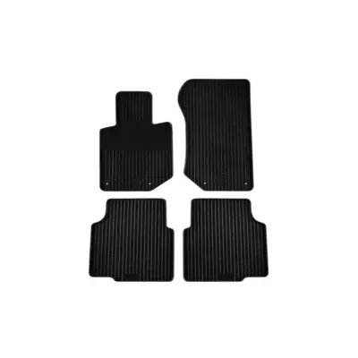 Tappetini in Gomma Set 4 Pezzi Nero per BMW Serie 3 E36 1992-1998