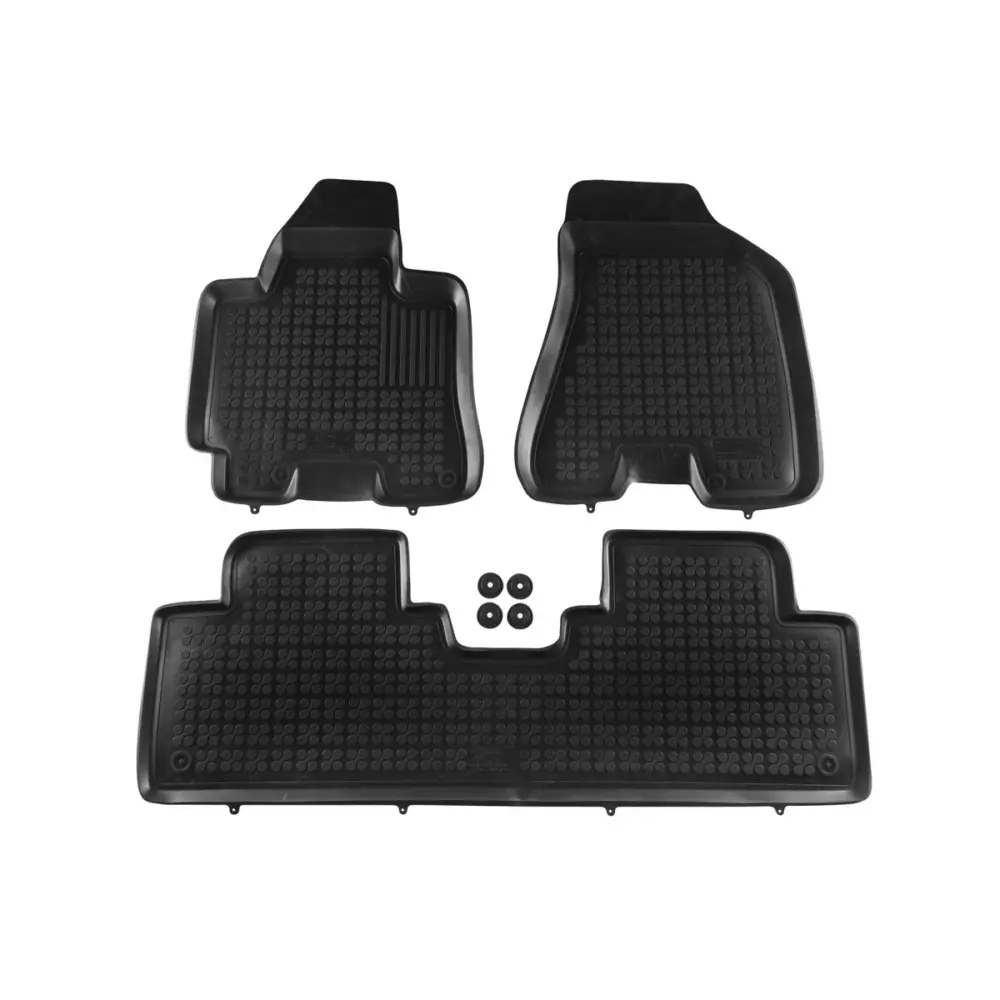Tappetini in Gomma Specifici 3 Pezzi Neri per Hyundai Tucson 2004-2010