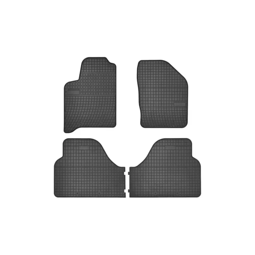 Tappetini in Gomma Specifici 4 Pezzi Neri per Renault Scenic 1996-2003