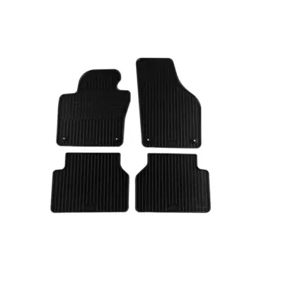 Tappetini in Gomma Specifici 4 Pezzi Neri per Volkswagen Tiguan 2007-2016