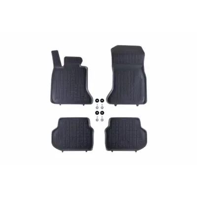 Tappetini in Gomma Specifici Grigi per BMW Serie 5 F10 F11 2010-2013 Set 4 Pezzi