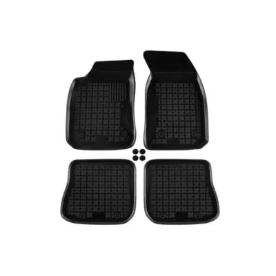 Tappetini in Gomma Specifici Neri 4 Pezzi per Audi A4 1994-2001