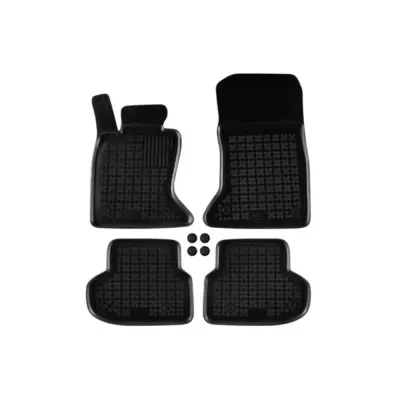 Tappetini in Gomma Specifici Neri 4 Pezzi per BMW Serie 5 F10 F11 2013-2017